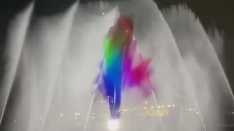 AMAZING FOUNTAIN LIGHT SHOW