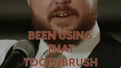 Guest toothbrush / funny speaker vedio