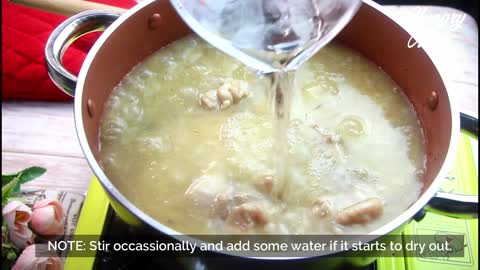 Easy Chicken Arrozcaldo Chicken Lugaw Hungry Mom Cooking