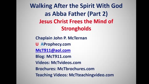 Walking After the Spirit Part 2: Freeing the Mind