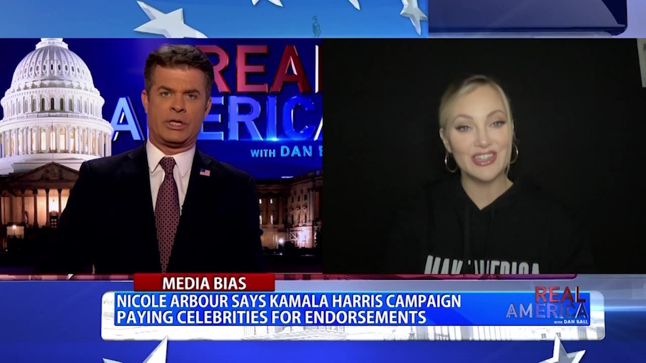 REAL AMERICA -- Dan Ball W/ Nicole Arbour Discussing Politics & Mainstream Media Bias, 11/4/24