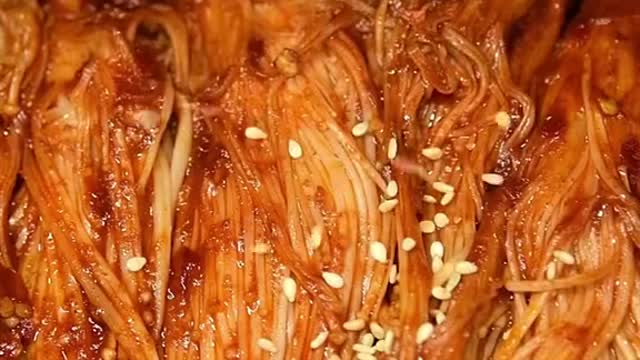 Enoki mushroom gourmet production