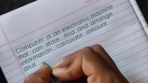Best handwriting ever .........#short