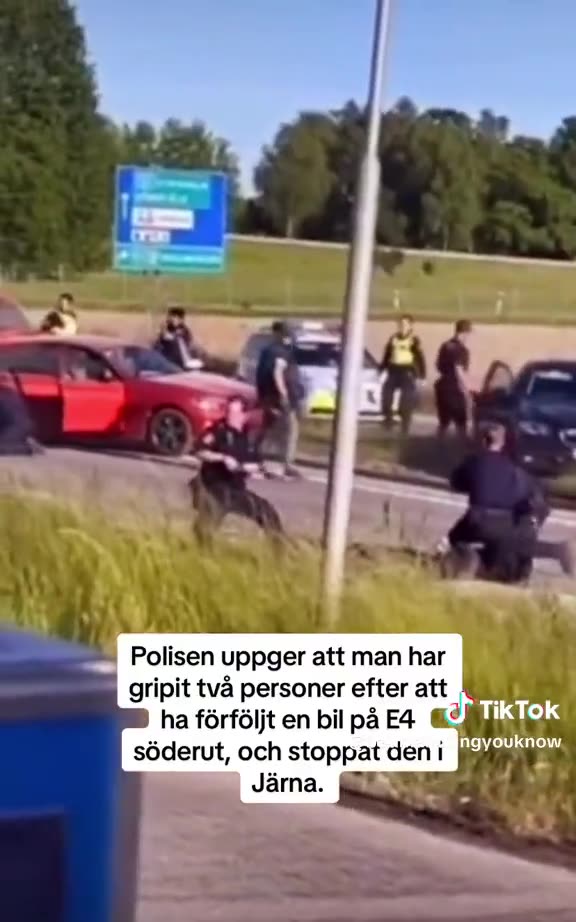 Polizei verhaftet zwei Verdächtige in Schweden nach Verfolgungsjagd