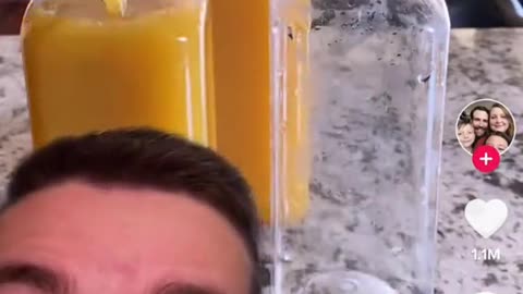 That orange juice was the biggest waste