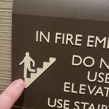 Improper stairwell walking