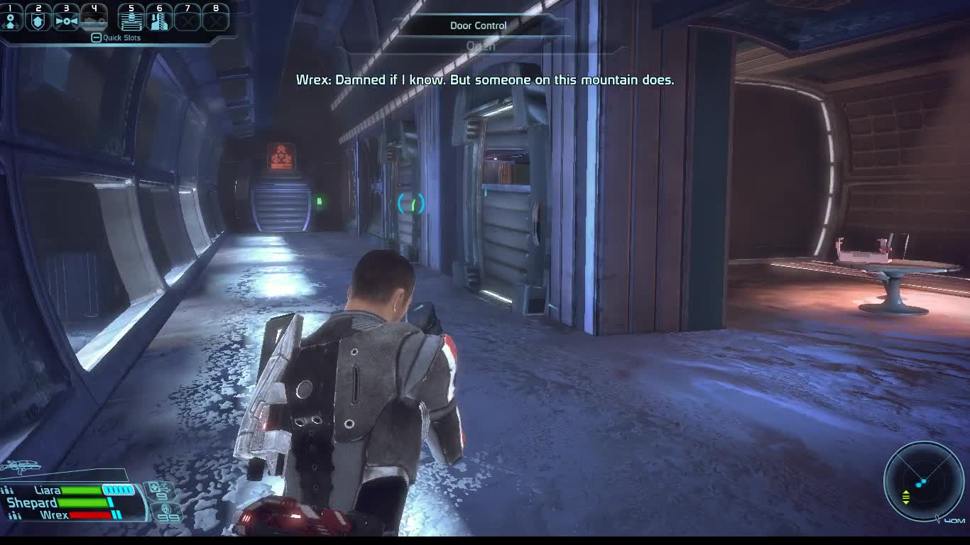 Shepard Crew Ambushed By Rachni Soldiers In Binary Helix Mass Effect Mod Game-Play