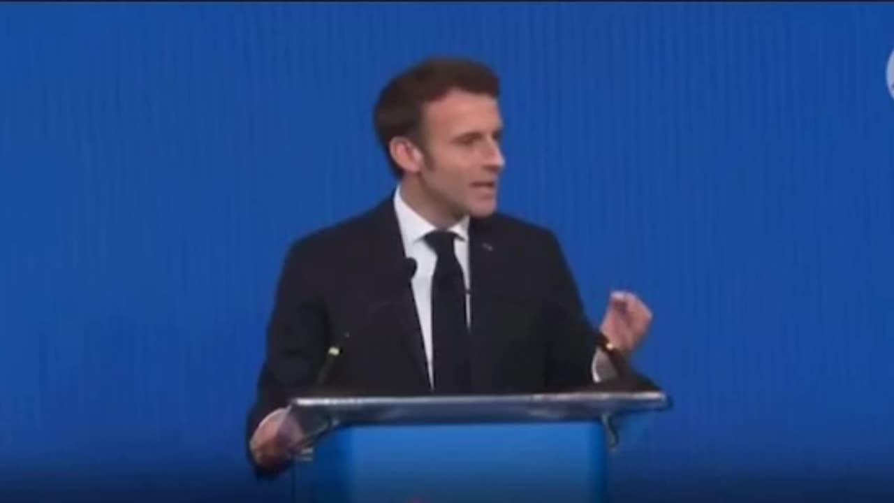 Macron: Er will eine Weltordnung, die vom WEF bestimmt wird...🙈🐑🐑🐑 COV ID1984