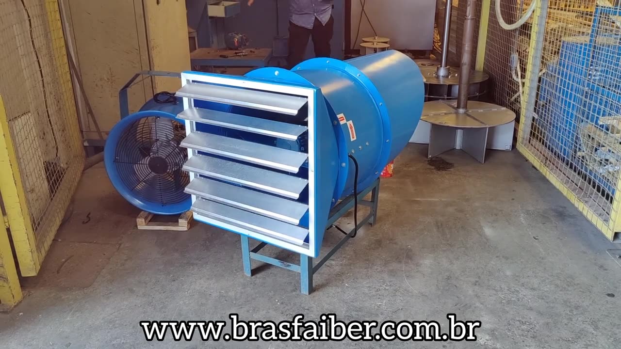 Ventilador com Damper Sob Pressão | Brasfaiber Brasil