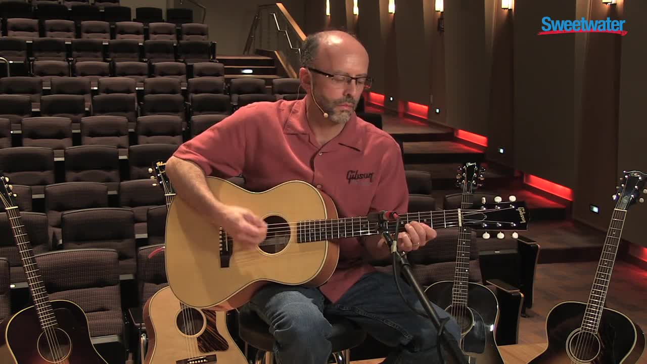 Gibson Acoustic LG-2 American Eagle Acoustic-electric Guitar Demo - Sweetwater Sound