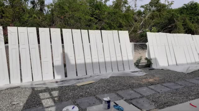 36 DOORS PRIMED AT 10.AM