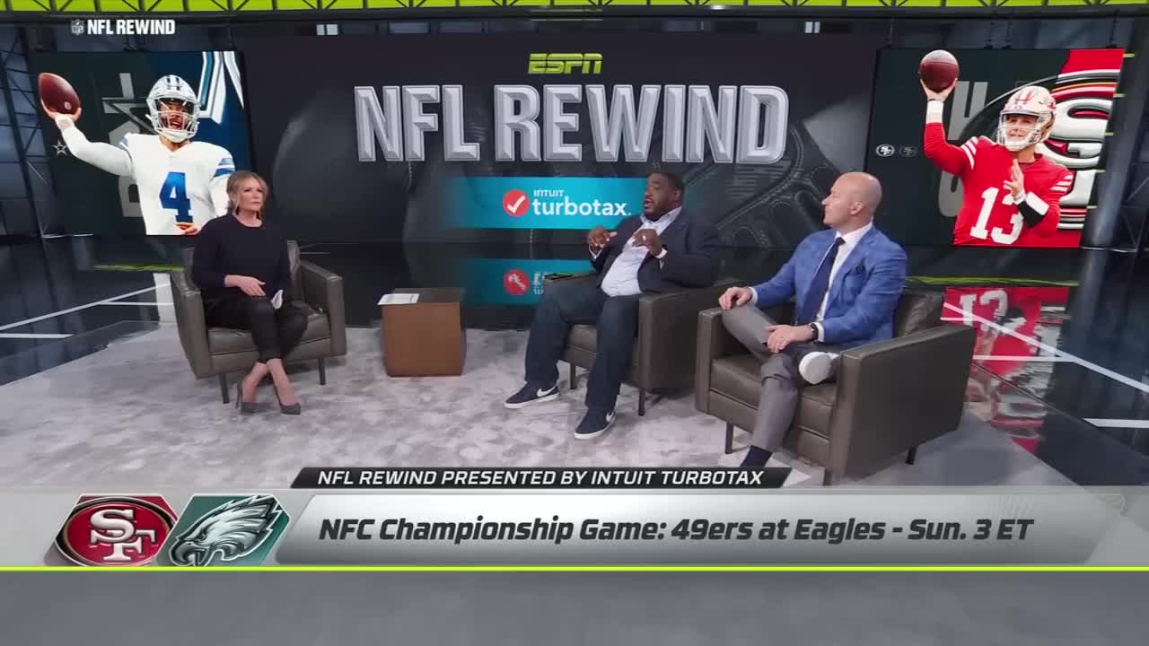 The 49ers are facing a ‘big challenge’ against the Eagles – Damien Woody | NFL Rewind