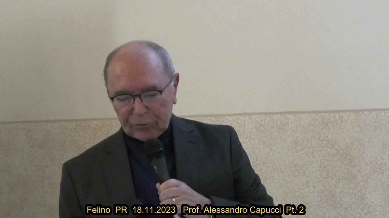 Felino PR 18.11.2023 Prof. Alessandro Capucci Medico Pt. 2