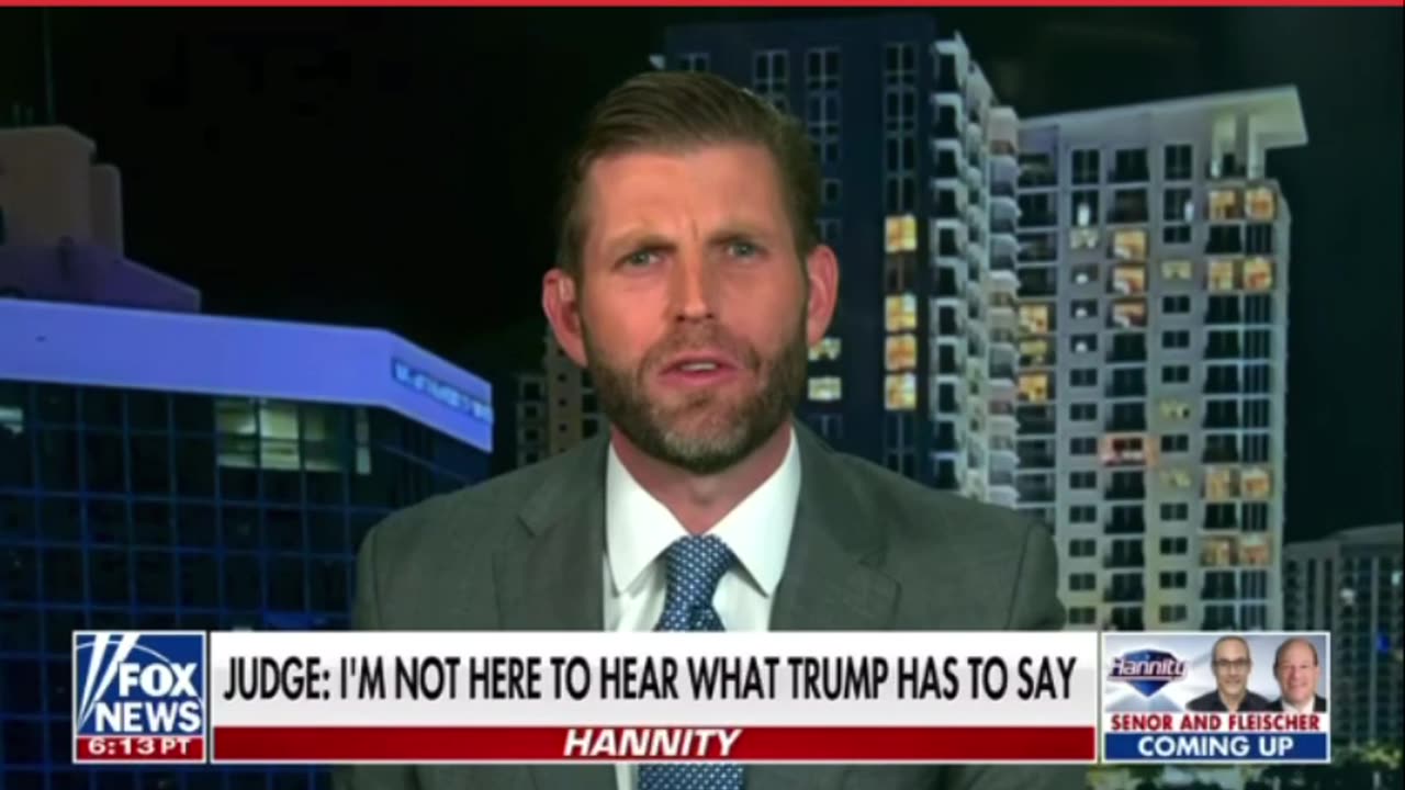 I'll keep FIGHTING it and in the end we will WIN - Eric Trump