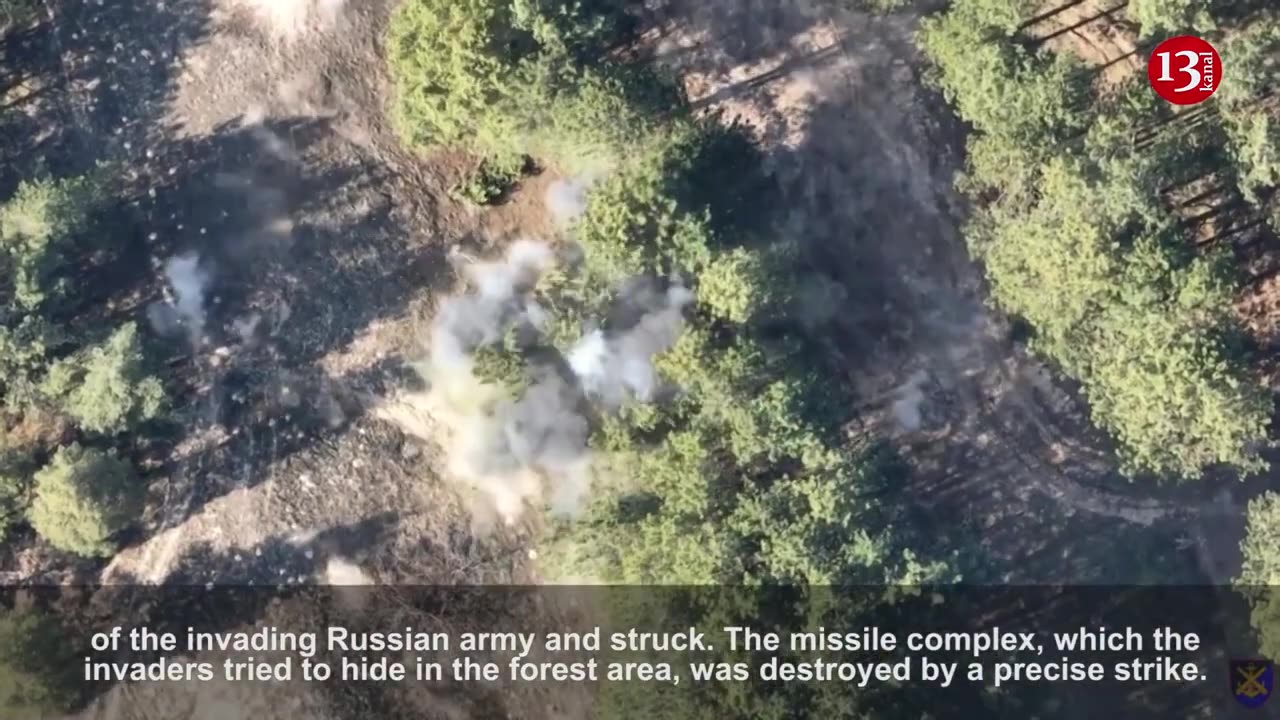 Ukrainian army launches precise strike on “OSA-AKM" anti-aircraft system that Russians tried to hide
