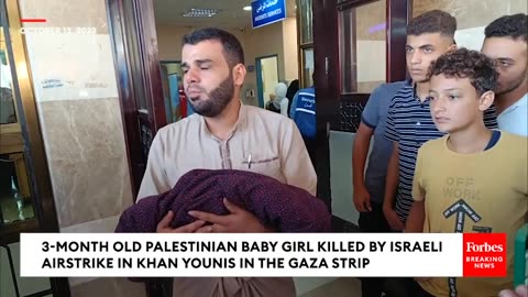 CAUTIONDISTURBING VIDEO- 3-Month Old Palestinian Baby Girl Killed After Israeli Strikes On Gaza