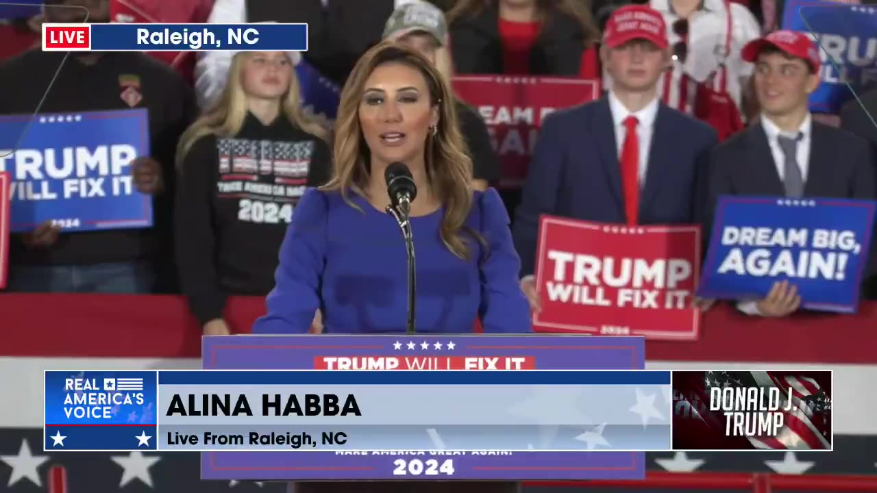 ALINA HABBA: KAMALA BROKE IT, DONALD TRUMP WILL FIX IT!