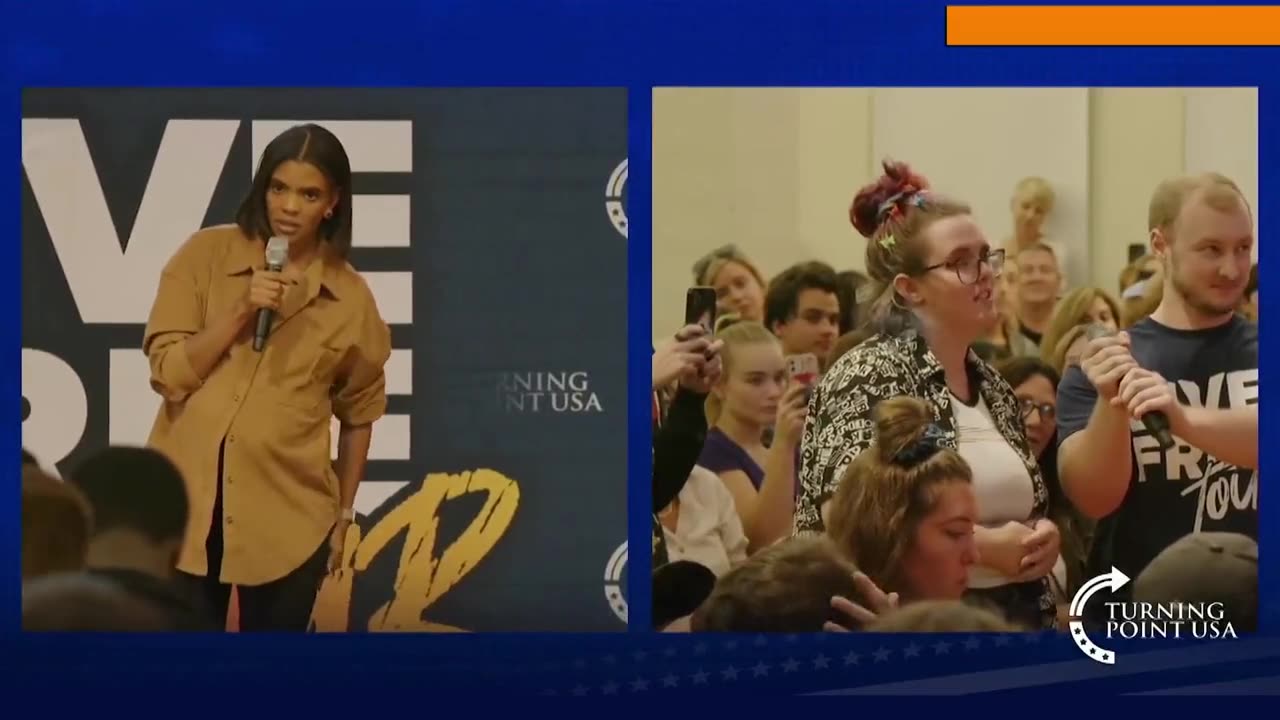 Candace tells a Leftist to get a helmet ROTFL