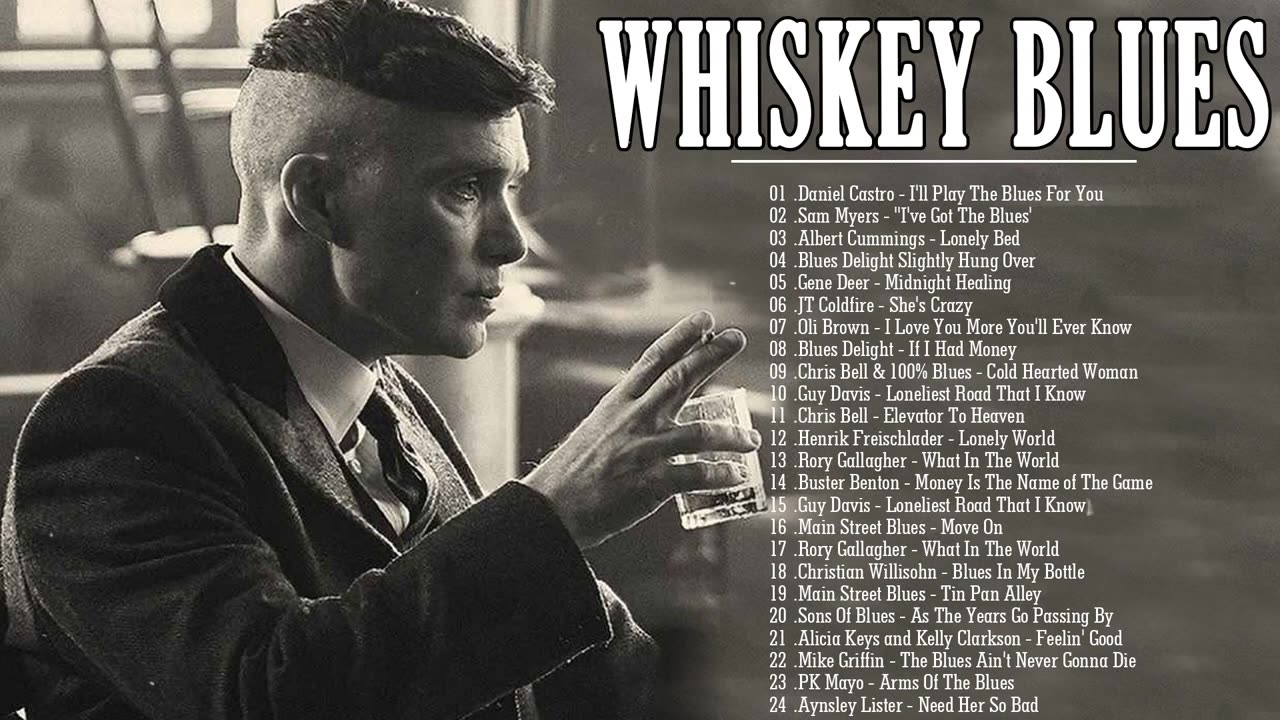 Whiskey Blues Music | Best Of Slow Blues/Rock Songs | Relaxing Electric Guitar blues