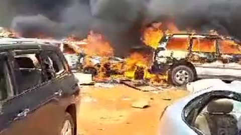 Burning of cras in Niger state