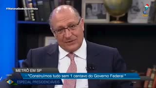 Mariana Godoy entrevista presidenciável Geraldo Alckmin