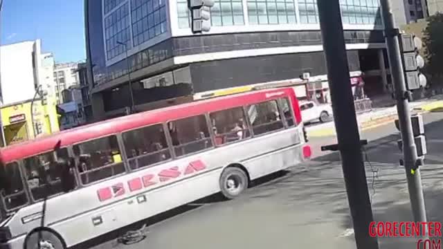 Ouch - Not fun getting hit by a bus