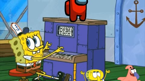 SpongeBob And Patrick Are Pretending To Be Imposters While SpongeBob Plays The Piano 🎹