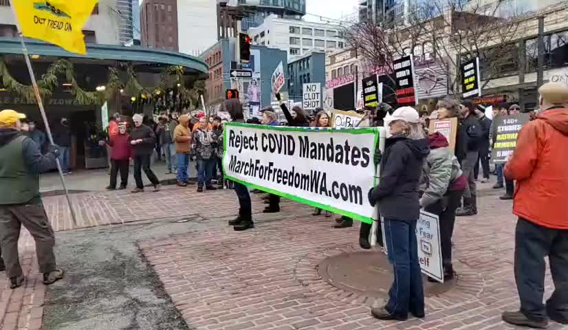 Seattle, WA March for Freedom Protest