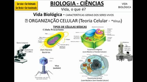 Vida Orgânica ou Biológica - MinhaEscolaWeb