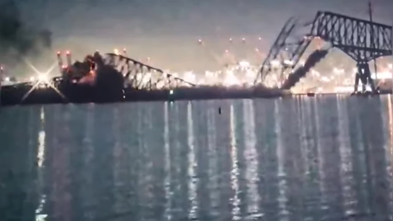 Francis Scott Key Bridge Collapse - Video 1