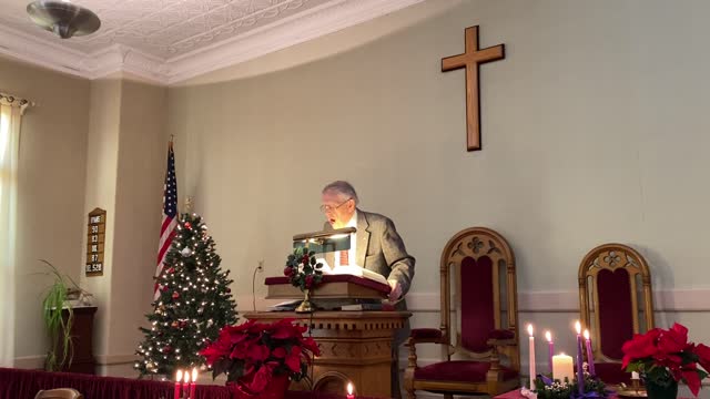 Sunday Sermon, Cushman Union Church, 12/25/2022