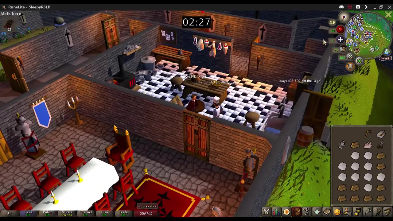 Old School Runescape Pomodoro 25/5 X3