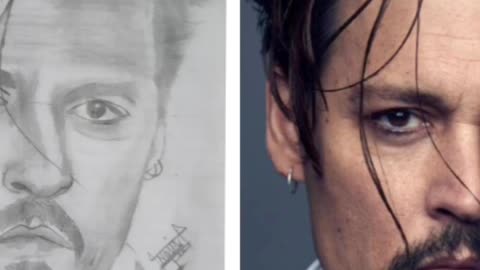 Johnny depp drawing