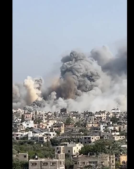 JUST IN: INSANE video shows an Israel Defense Forces airstrike decimating Gaza