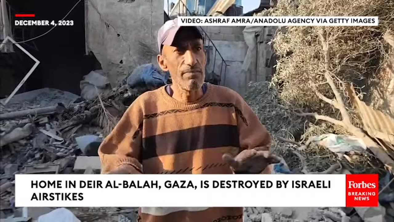 Cameras Go Inside A Palestinian Home In Gaza Strip Destroyed By Israeli Airstrikes