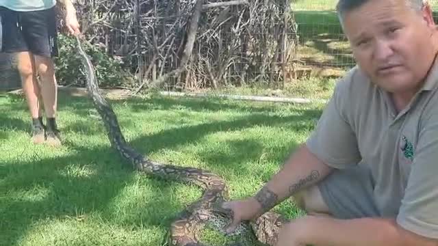 Snake man, Fanie Cilliers, python rescue_23012023