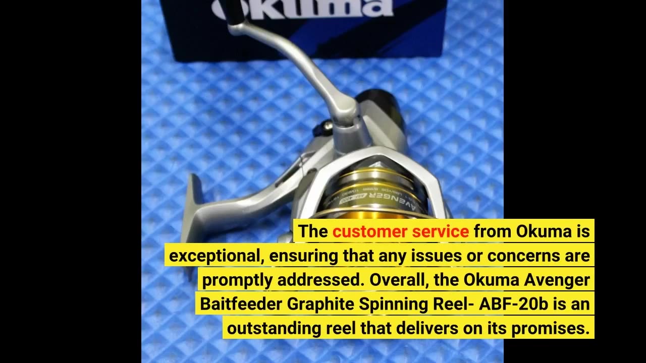 User Comments: Okuma Avenger Baitfeeder Graphite Spinning Reel- ABF-20b