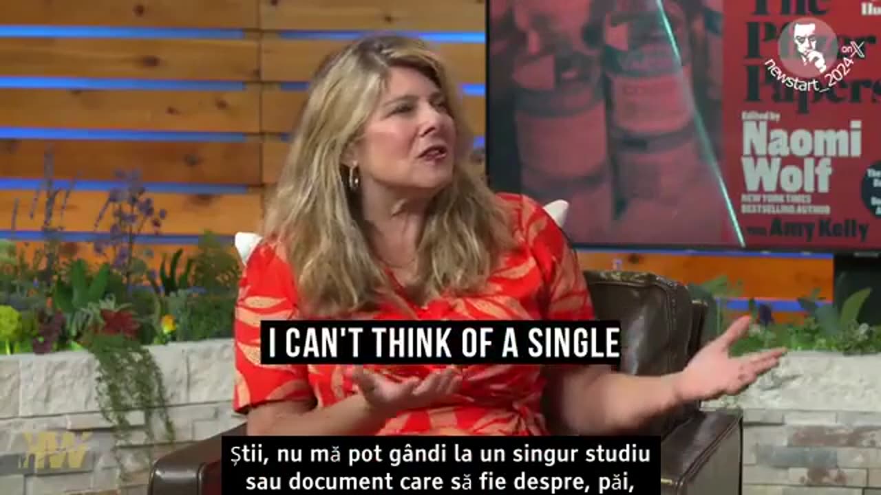 Dr. Naomi Wolf discută despre dosarele Pfizer publicate