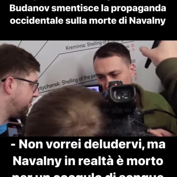 The head of Ukrainian intelligence: “...Navalny actually died of a blood clot”