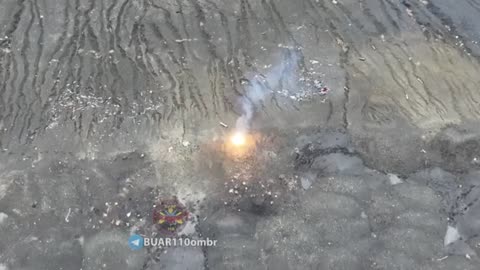 Destroying Russian Positions on the Slag Heap