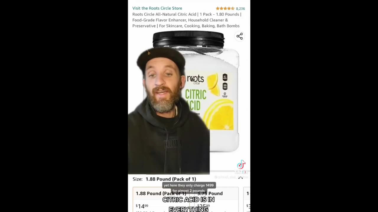 Dangers of "Citric Acid"