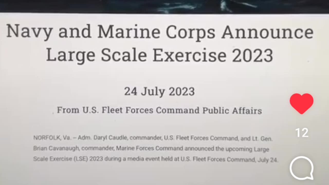 August World Wide U.S. Military Exercise