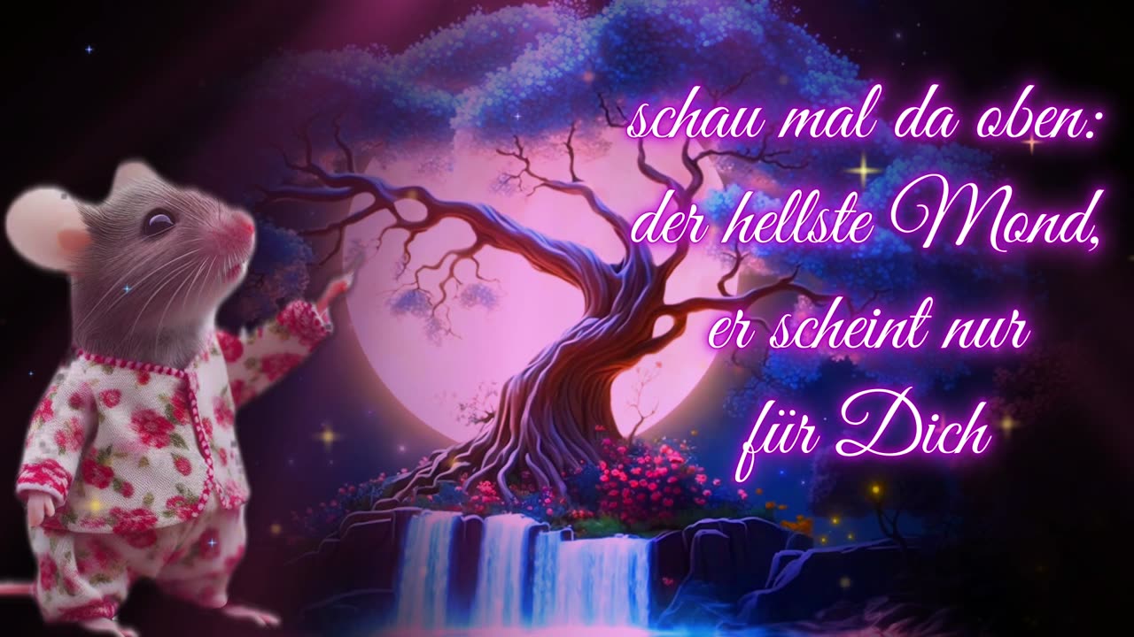 Gute Nacht Gruß für Dich - der hellste Mond, er scheint für Dich 💖🌜🌛