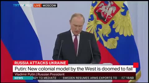 Russian President Putin Speaks 9-30-22