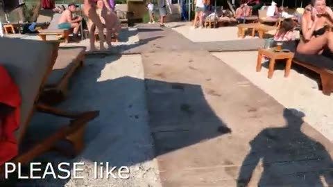 BEACH WALK GREECE HOT BOLVAR PART 2 bikini GREECE bikini girls