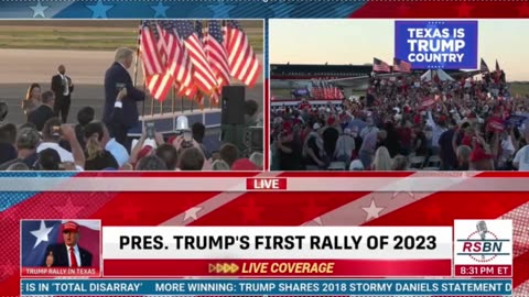 "A Nation in Decline" Listen to what the crowd screams at Trump as he walked down the steps*