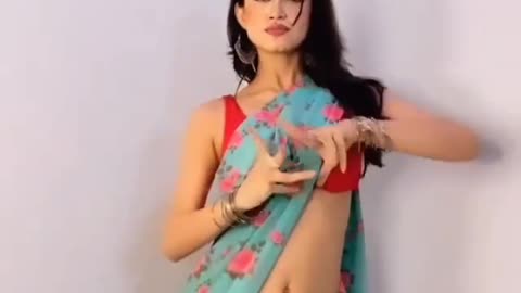 Saree Girl Nailed It 🥵❤️🥰