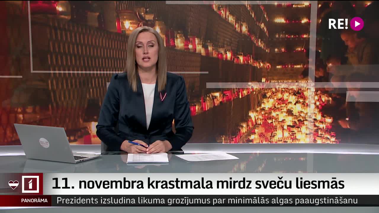 11. novembra krastmala mirdz sveču liesmās