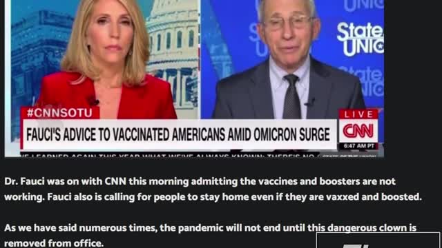 Fauci Advises ALL To NOT Be Out Including The Jabbed