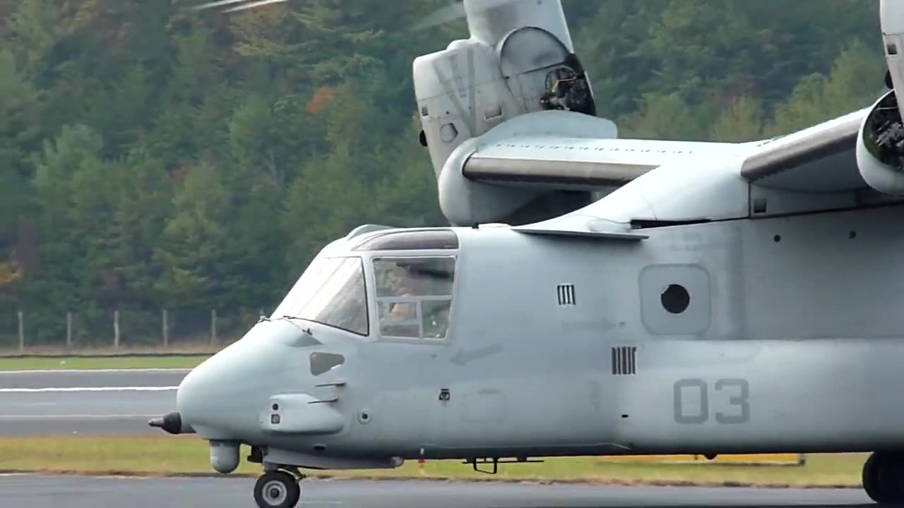 CV_22 Osprey Tiltrotor Texi and Shutdown